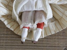 画像5: RARE!!HERTWIG&CO./Bisque Bonnet Doll with Red Muslin Body/ 5 4/3 in  /  Germany (5)