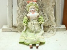 画像1: Bonnet China Head Doll / Hertwig /8in (1)