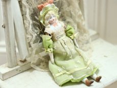 画像2: Bonnet China Head Doll / Hertwig /8in (2)