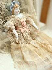 画像2: Bonnet China Head Doll / Hertwig /7.5in (2)