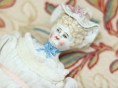 画像13: Bonnet China Head Doll / Hertwig /10.5in (13)