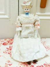 画像1: Bonnet China Head Doll / Hertwig /10.5in (1)