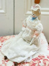 画像3: Bonnet China Head Doll / Hertwig /10.5in (3)