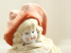 画像5: Bonnet China Head Doll / Hertwig /11in (5)