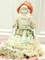 画像1: Bonnet China Head Doll / Hertwig /11in (1)