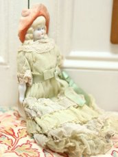 画像2: Bonnet China Head Doll / Hertwig /11in (2)