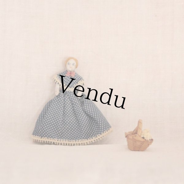 パリアンドール 3 in/Antique Doll/お人形-ミニョネット/ビスクドール 
