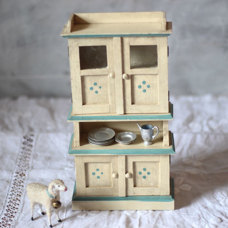ドールハウス アンティークカップボード/Doll House&miniature/ドール